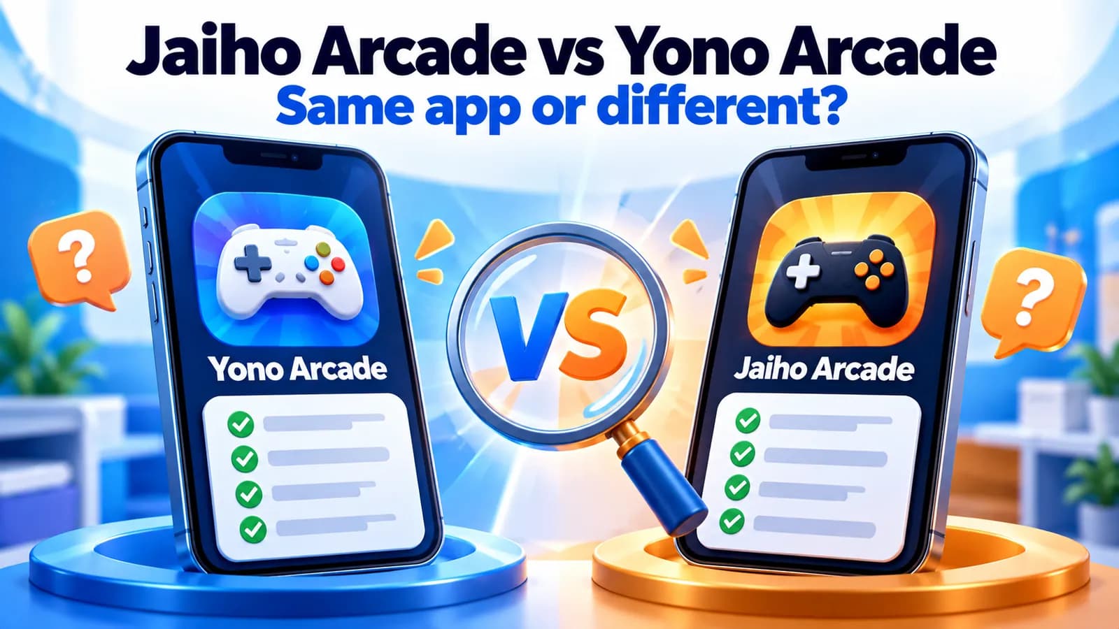 Jaiho Arcade vs Yono Arcade comparison