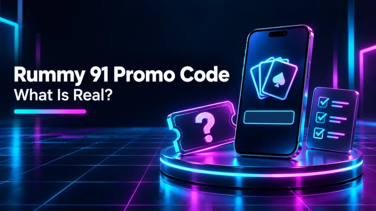 A phone showing a promo code field with a question mark and a checklist beside it