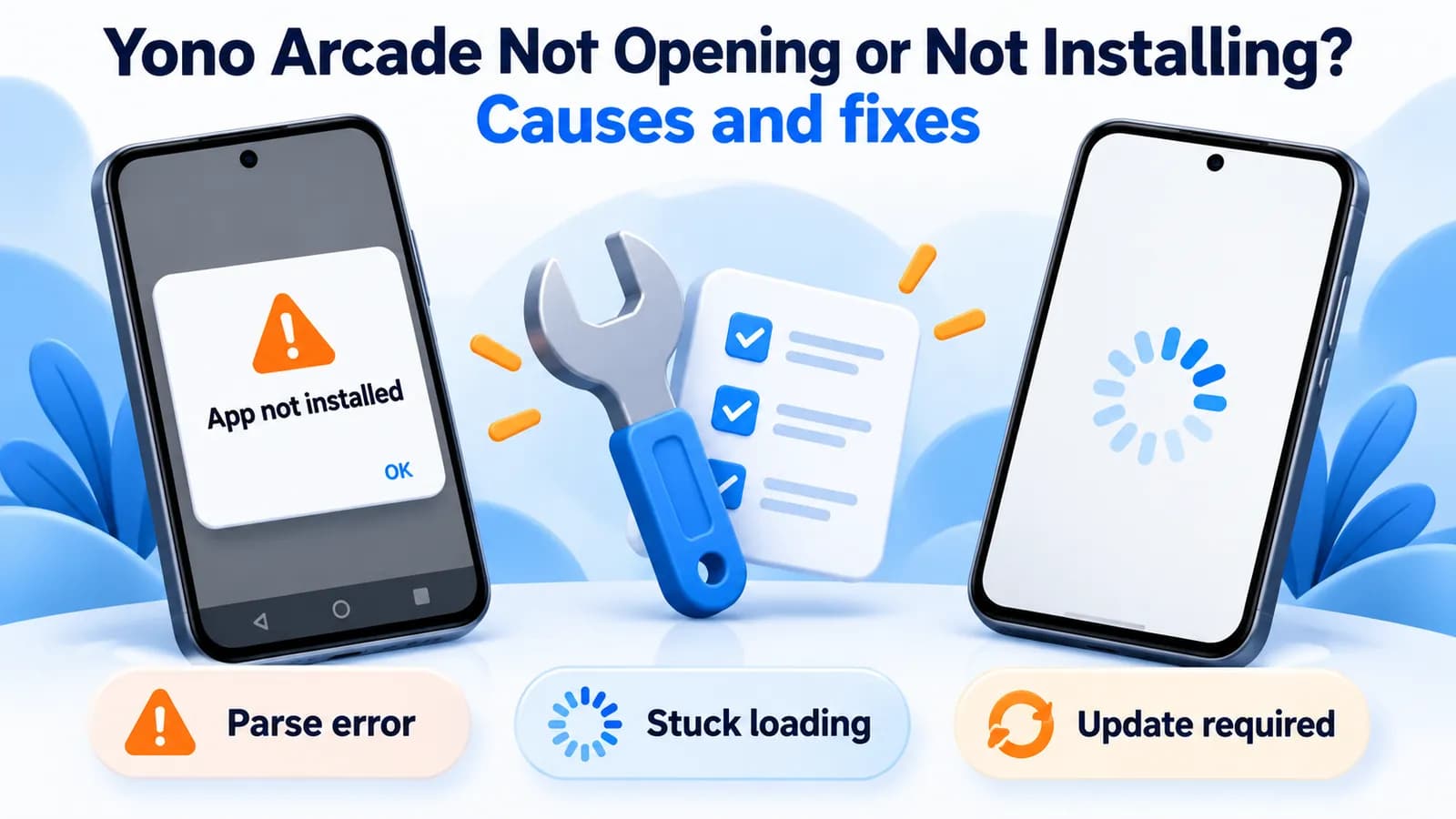 Yono Arcade not opening or not installing: common errors and fixes